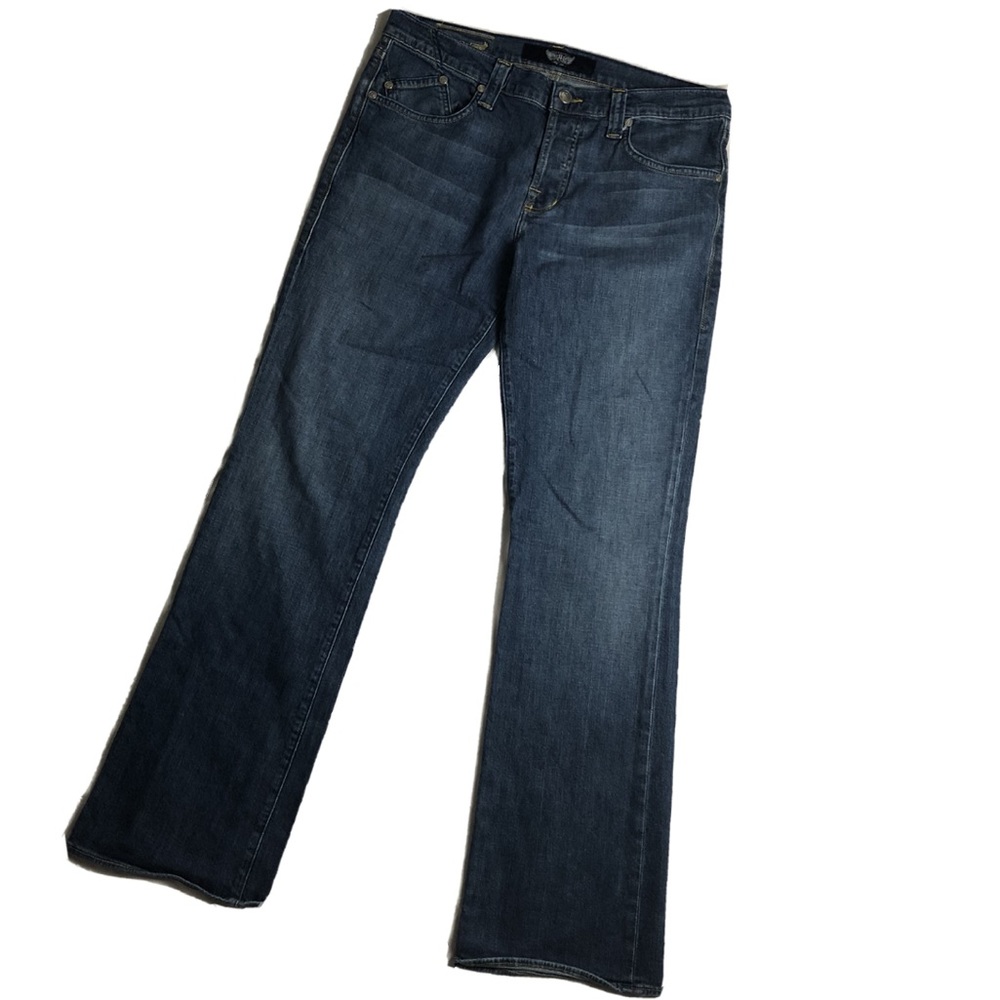 Rock & Republic Denim Blue Jeans Gold Stud 36 x 34